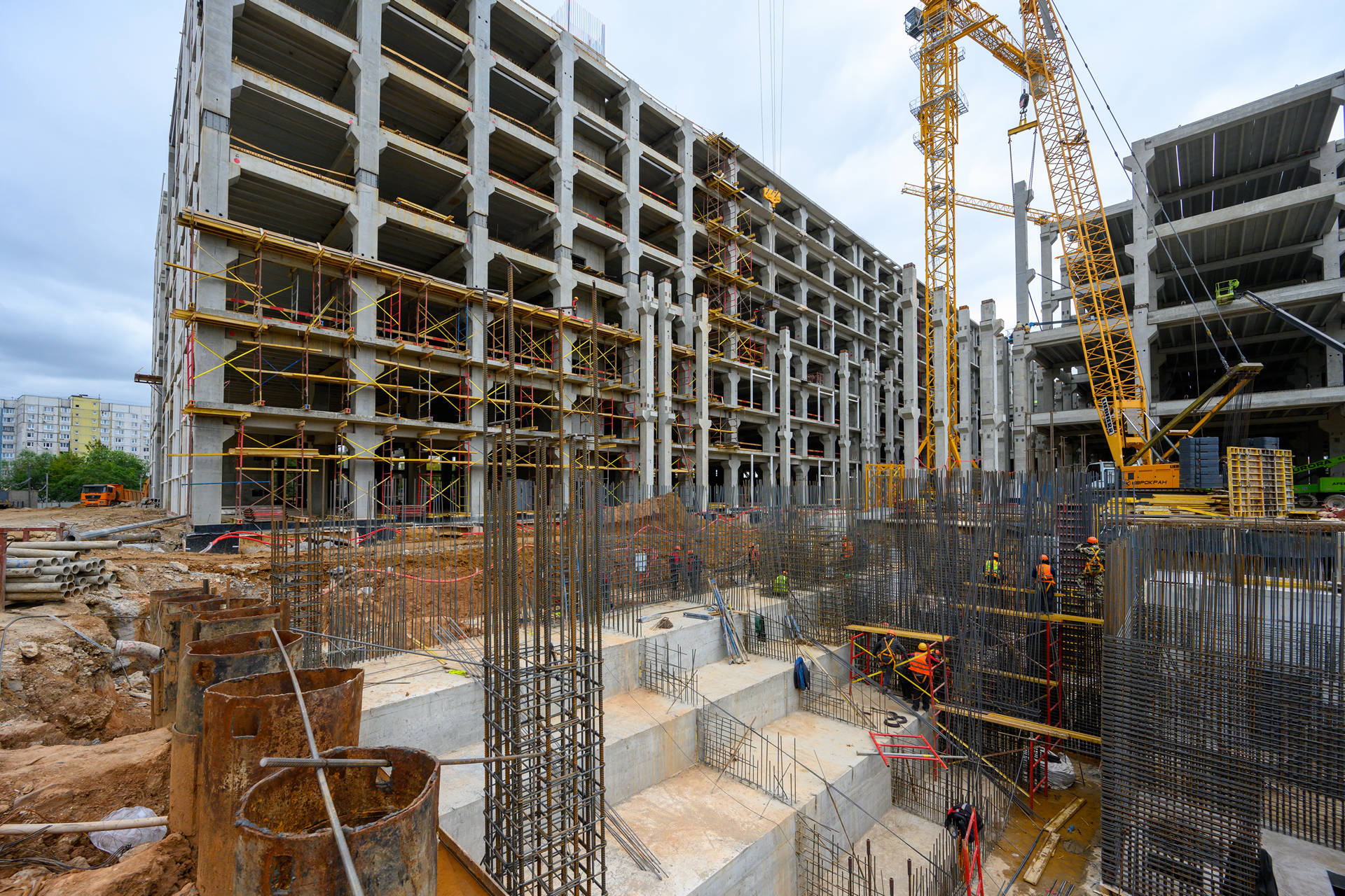 Ход строительства AFI ПРОМ Алтуфьево Август 2025