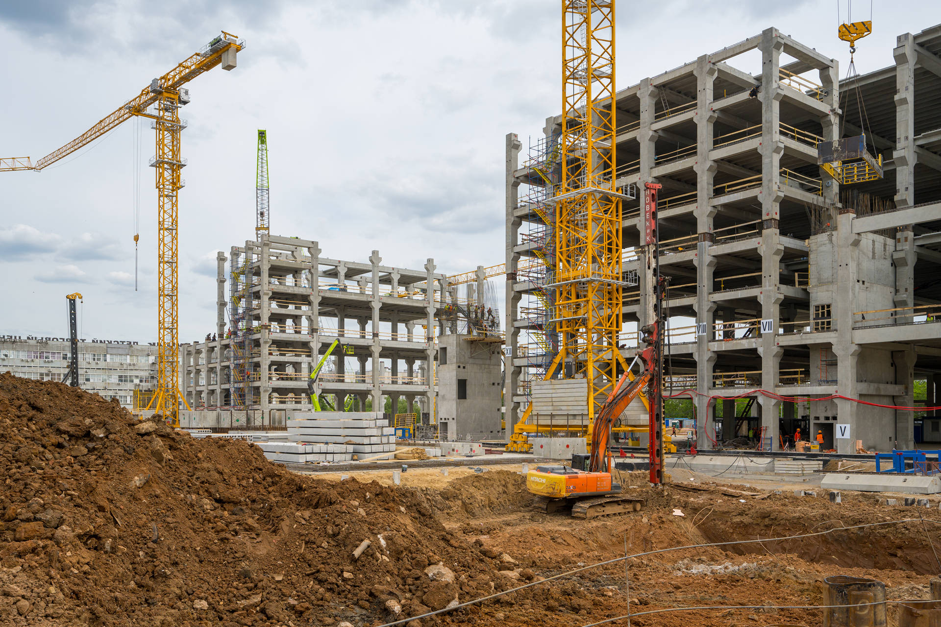 Ход строительства AFI ПРОМ Алтуфьево Май 2025